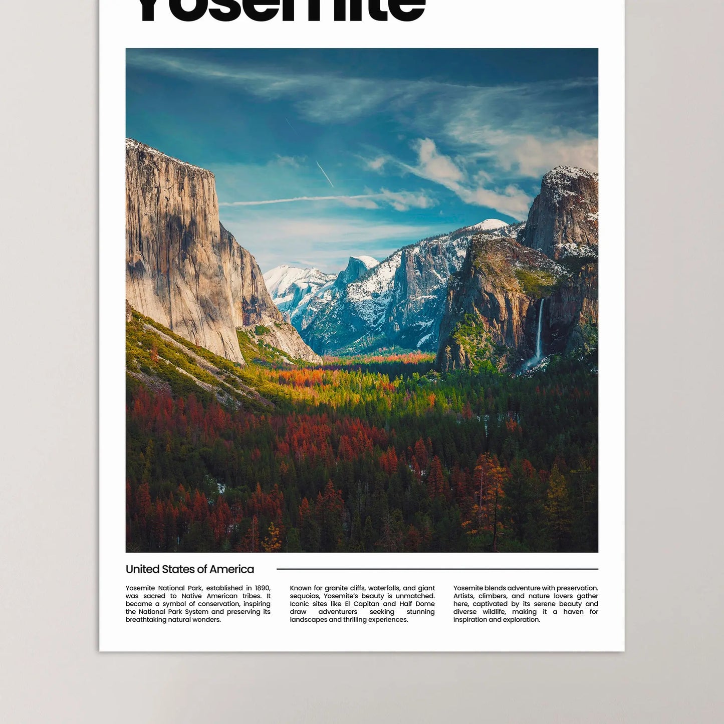 Yosemite Poster