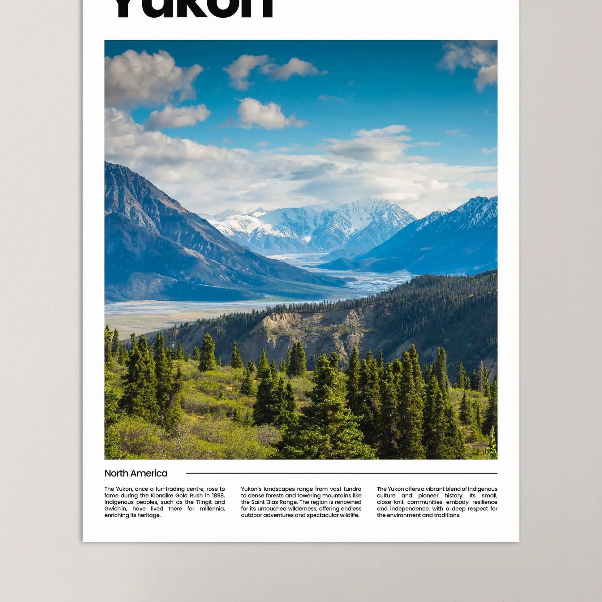 Yukon Poster – Vintage Wall Art Print