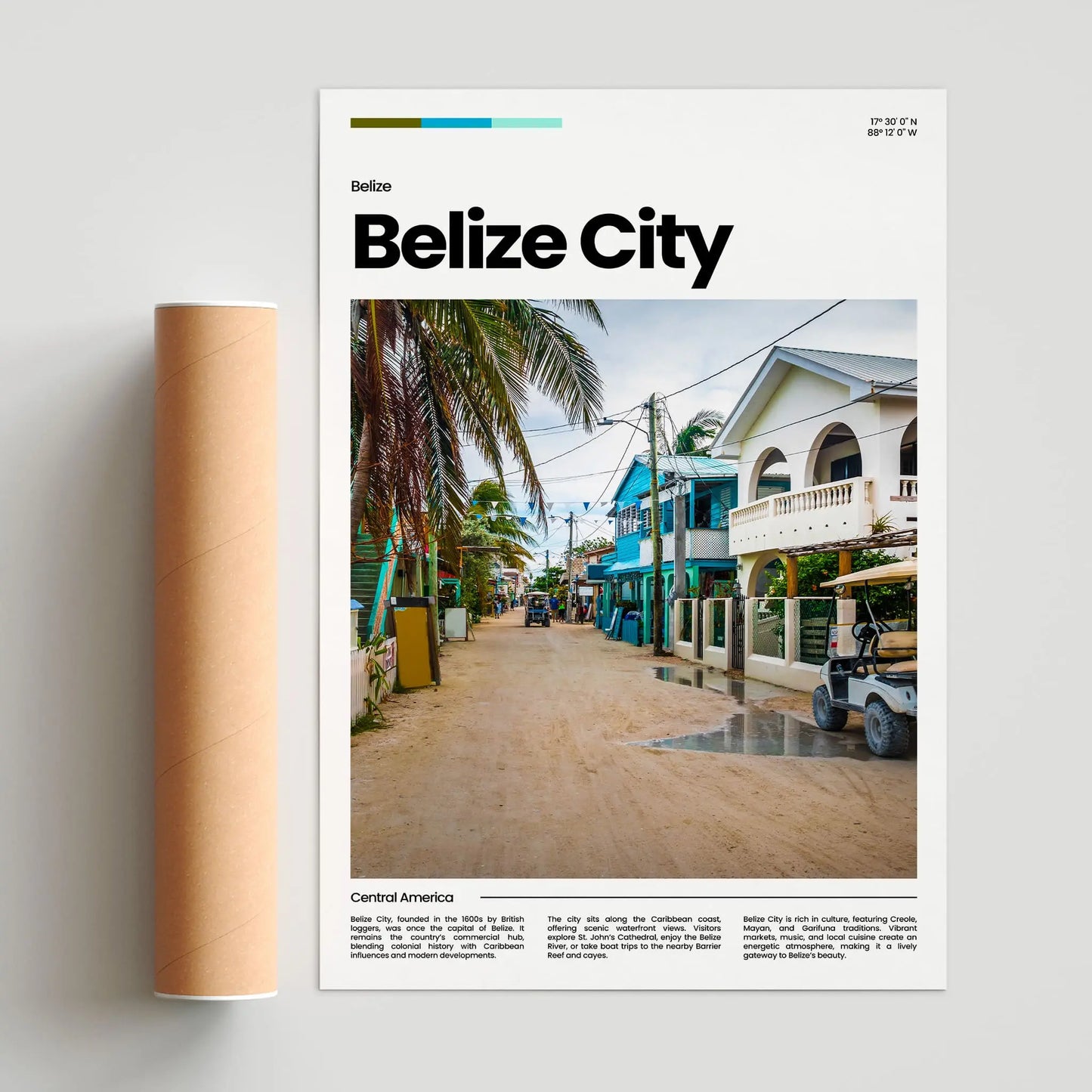 Belize City Poster