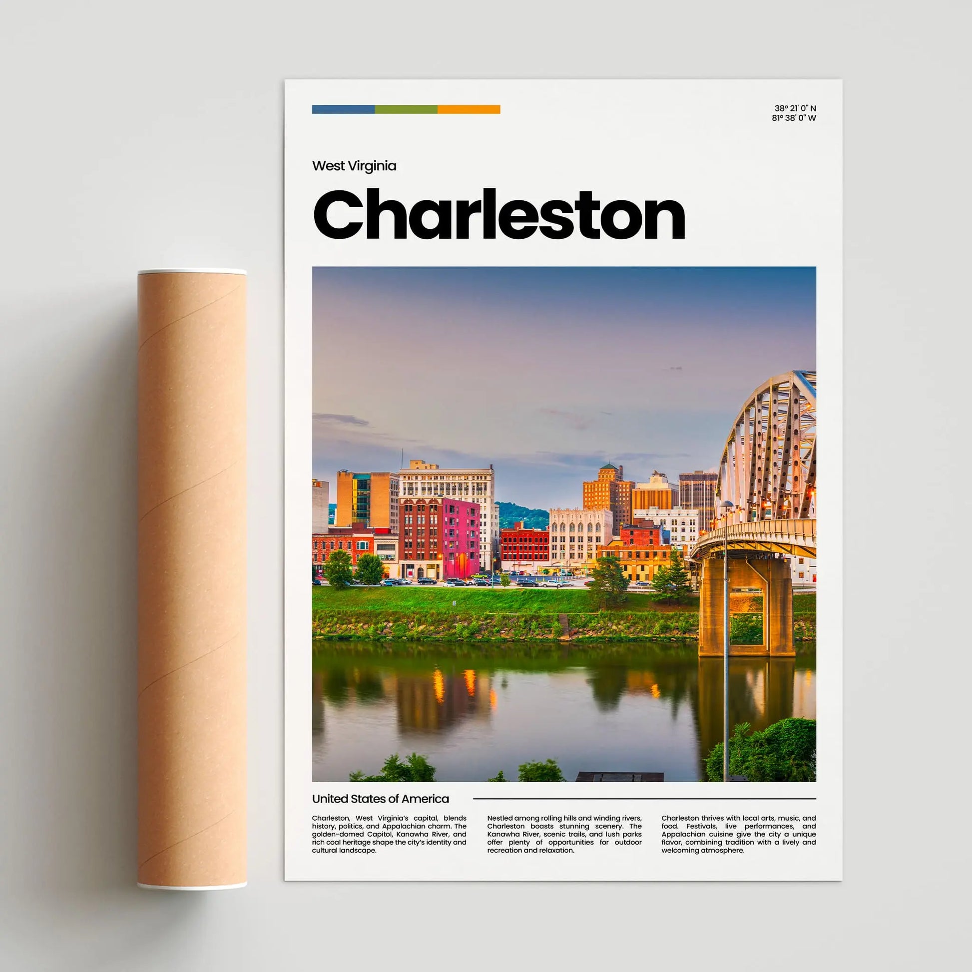 Charleston Poster – Vintage Wall Art Print