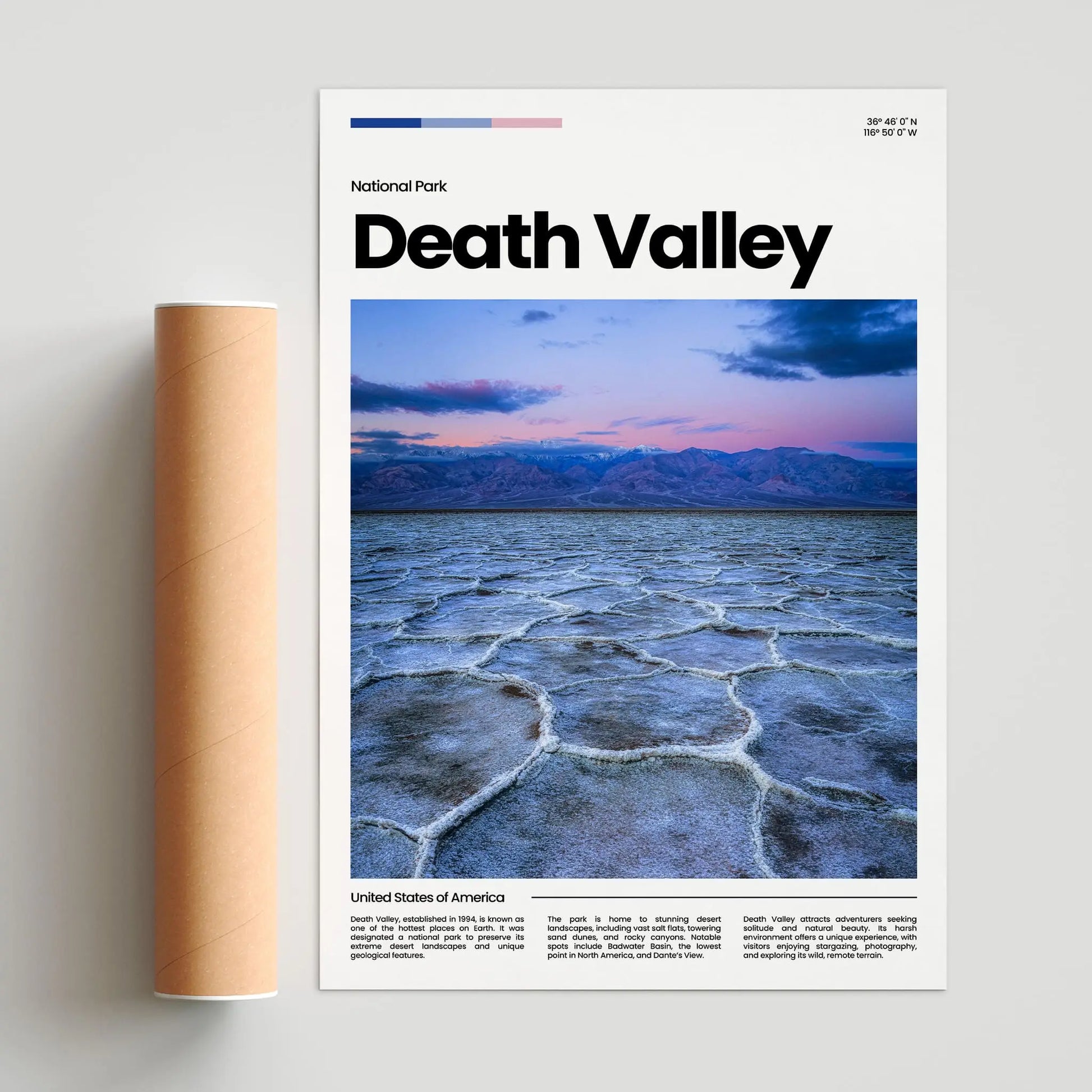Death Valley Poster – Vintage Wall Art Print