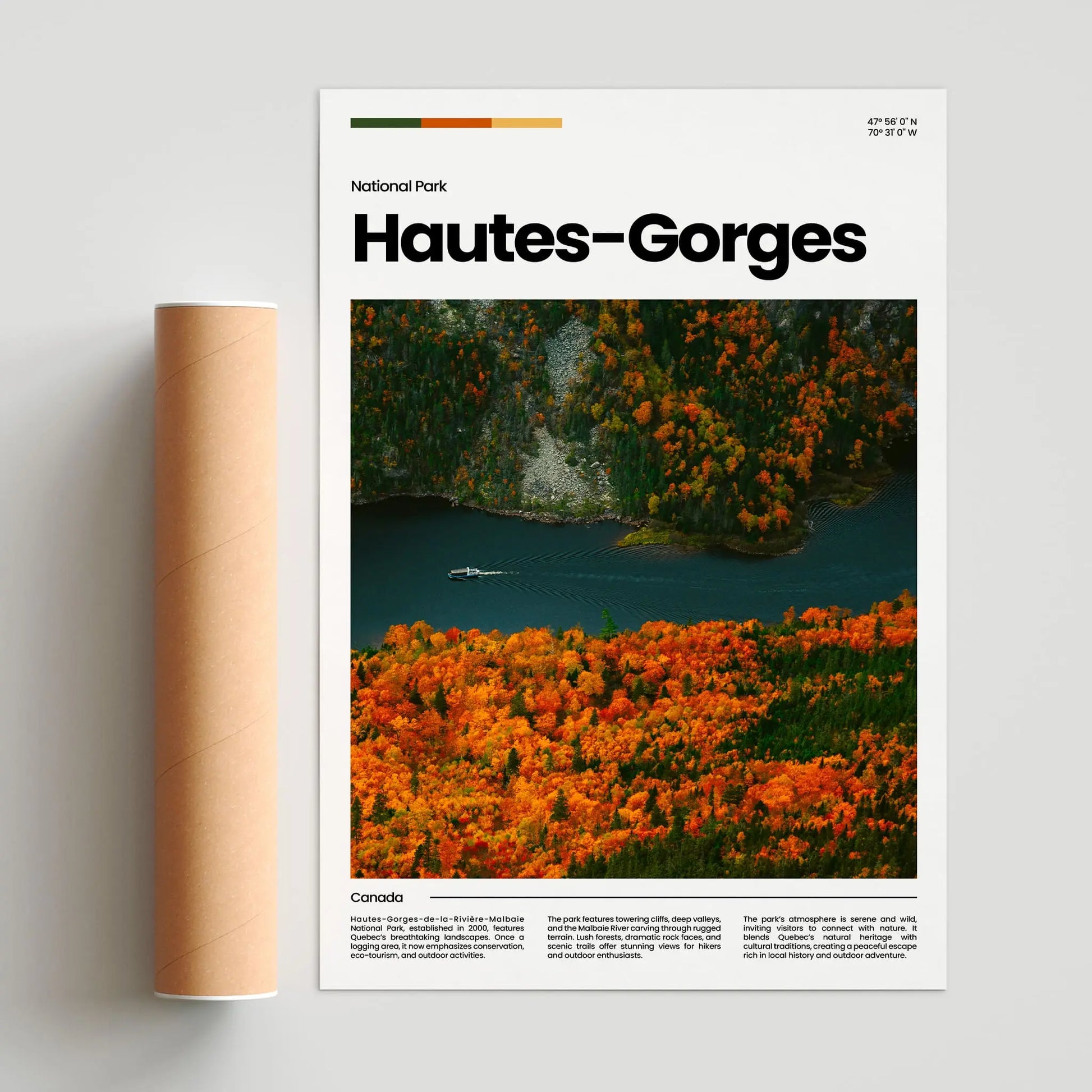 Hautes-Gorges Poster – Vintage Wall Art Print