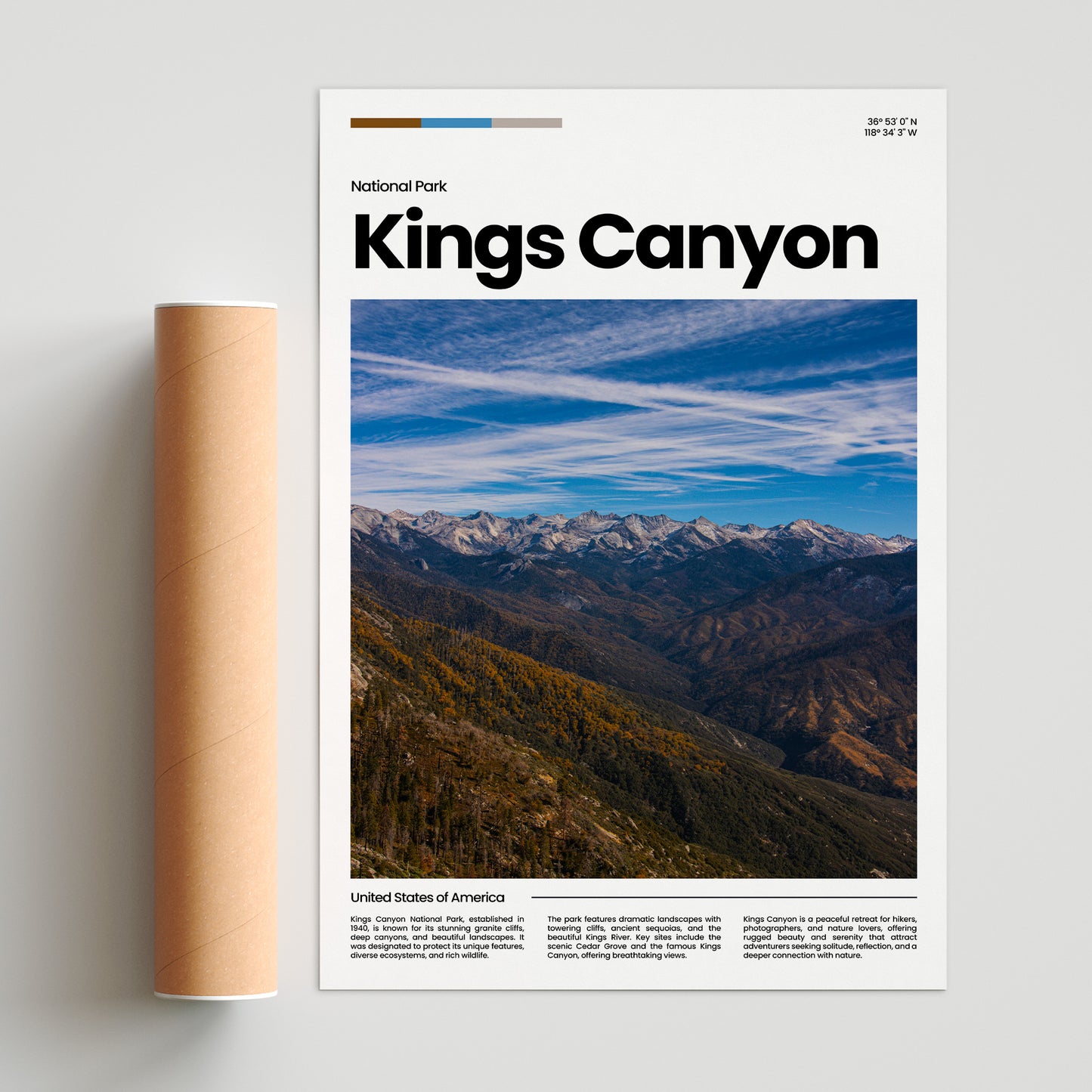 Kings Canyon Poster