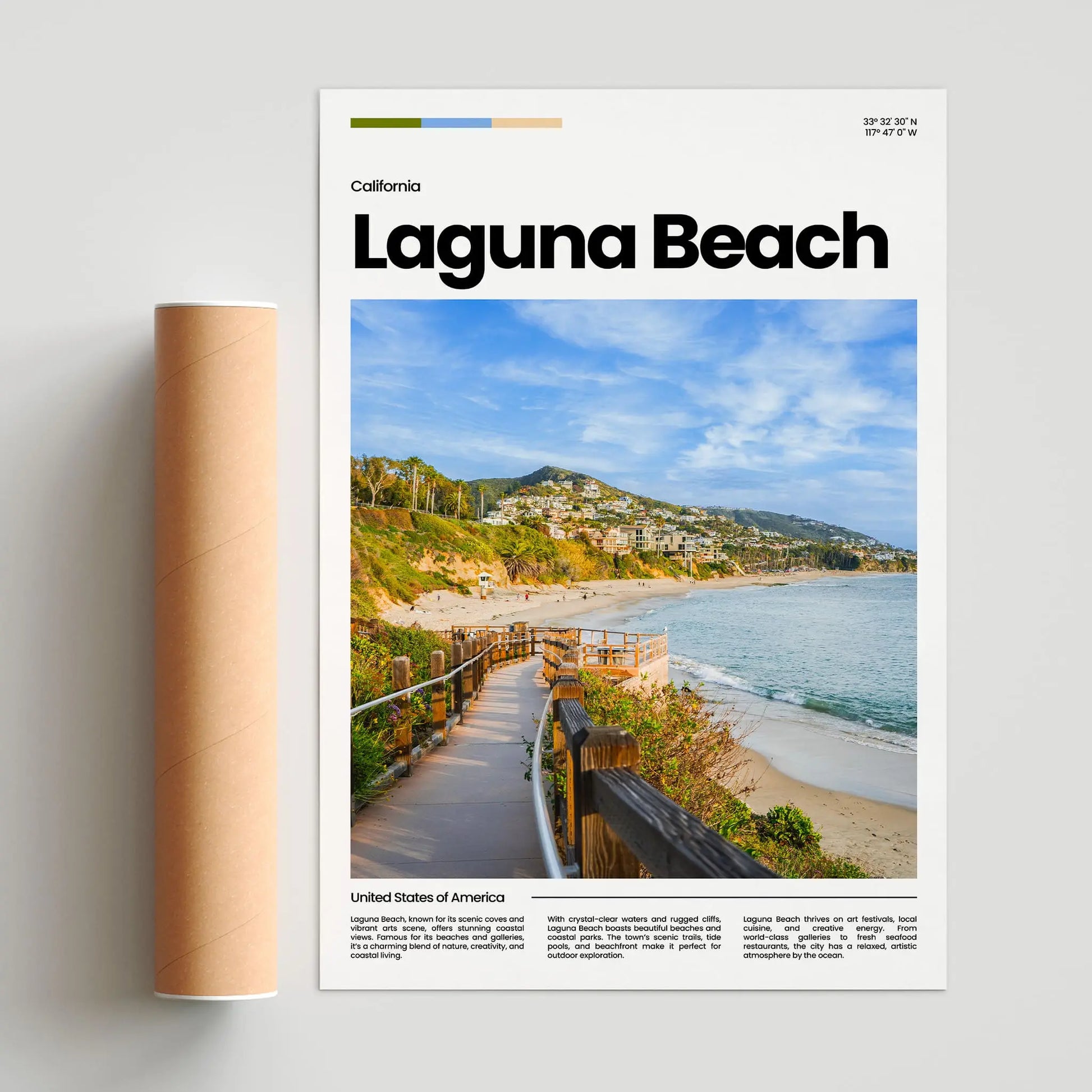 Laguna Beach Poster – Vintage Wall Art Print