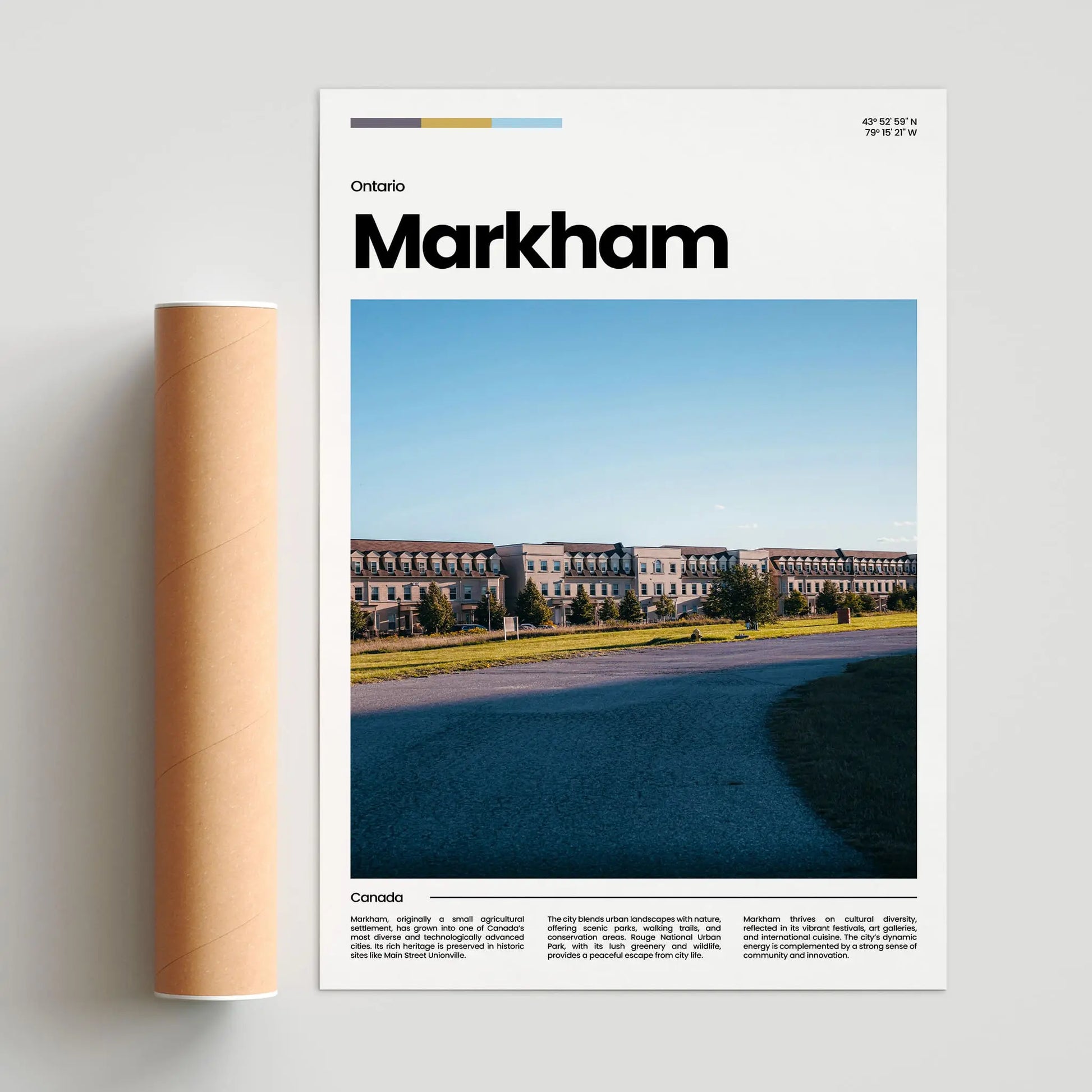 Markham Poster – Vintage Wall Art Print