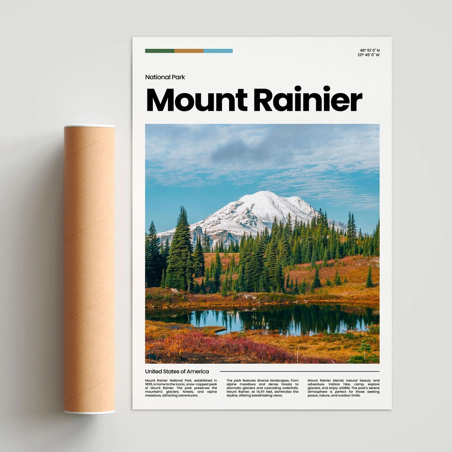 Mount Rainier Poster
