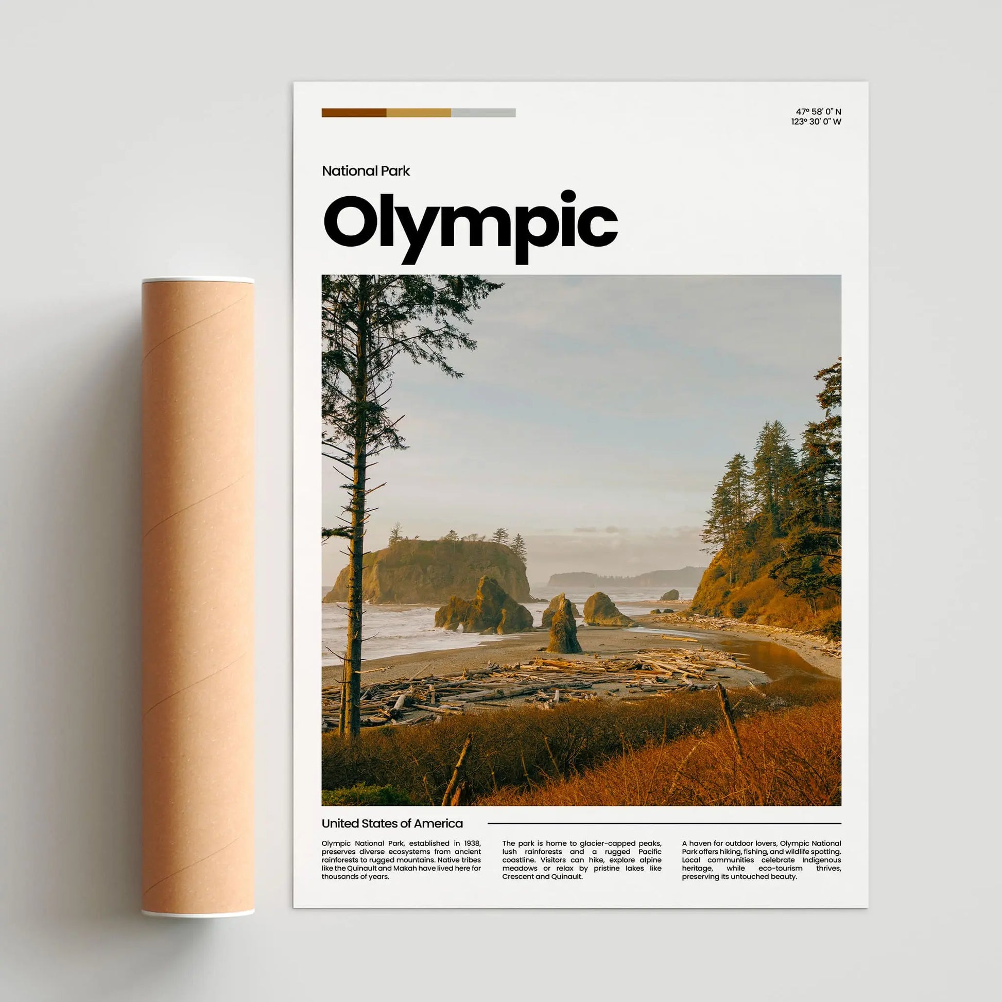 Olympic Poster – Vintage Wall Art Print