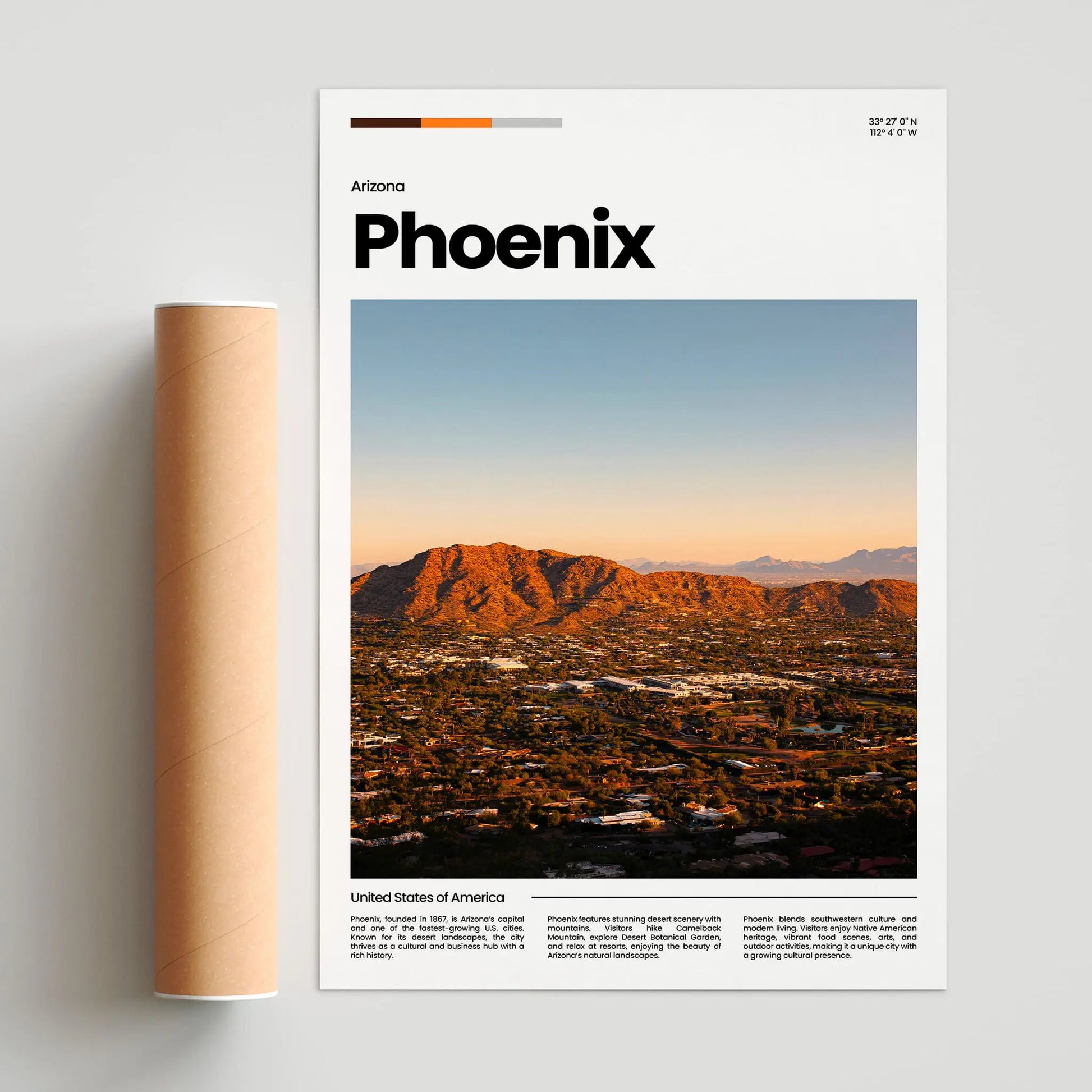 Phoenix Poster – Vintage Wall Art Print