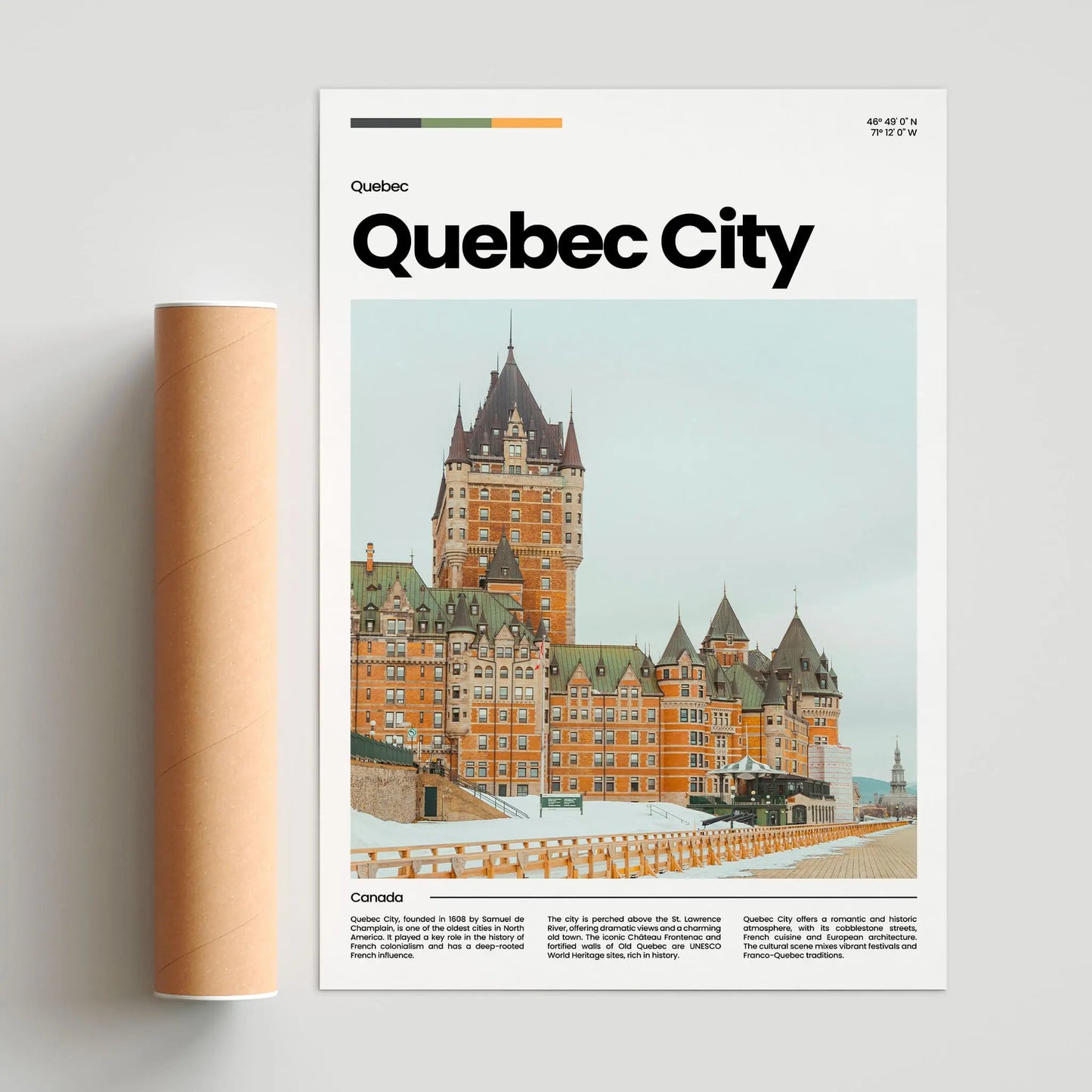 Quebec City Poster