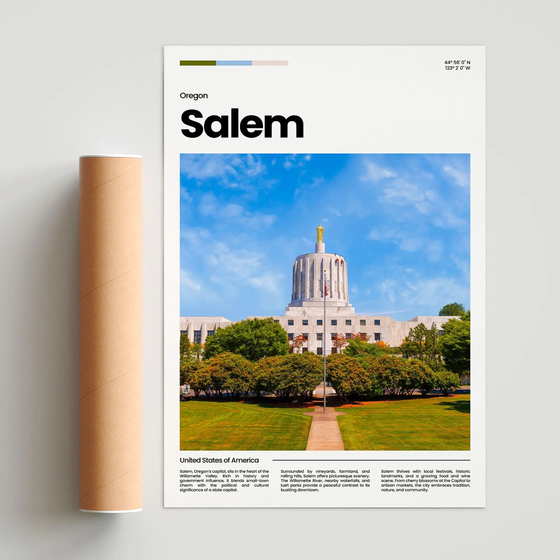 Salem Poster – Vintage Wall Art Print