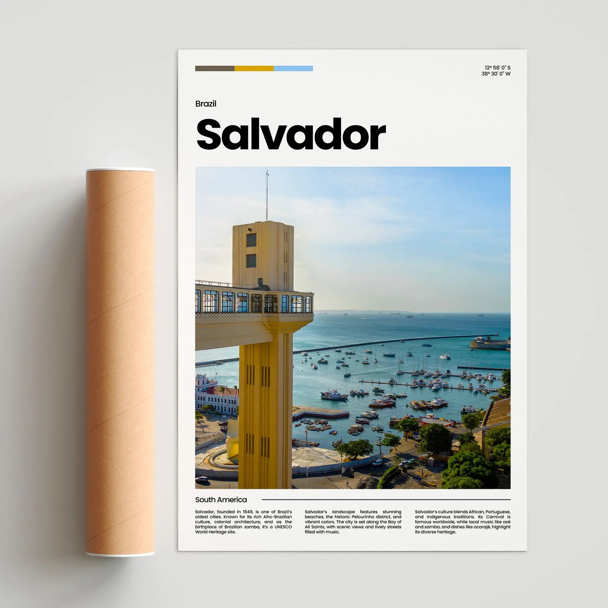 Salvador Poster – Vintage Wall Art Print