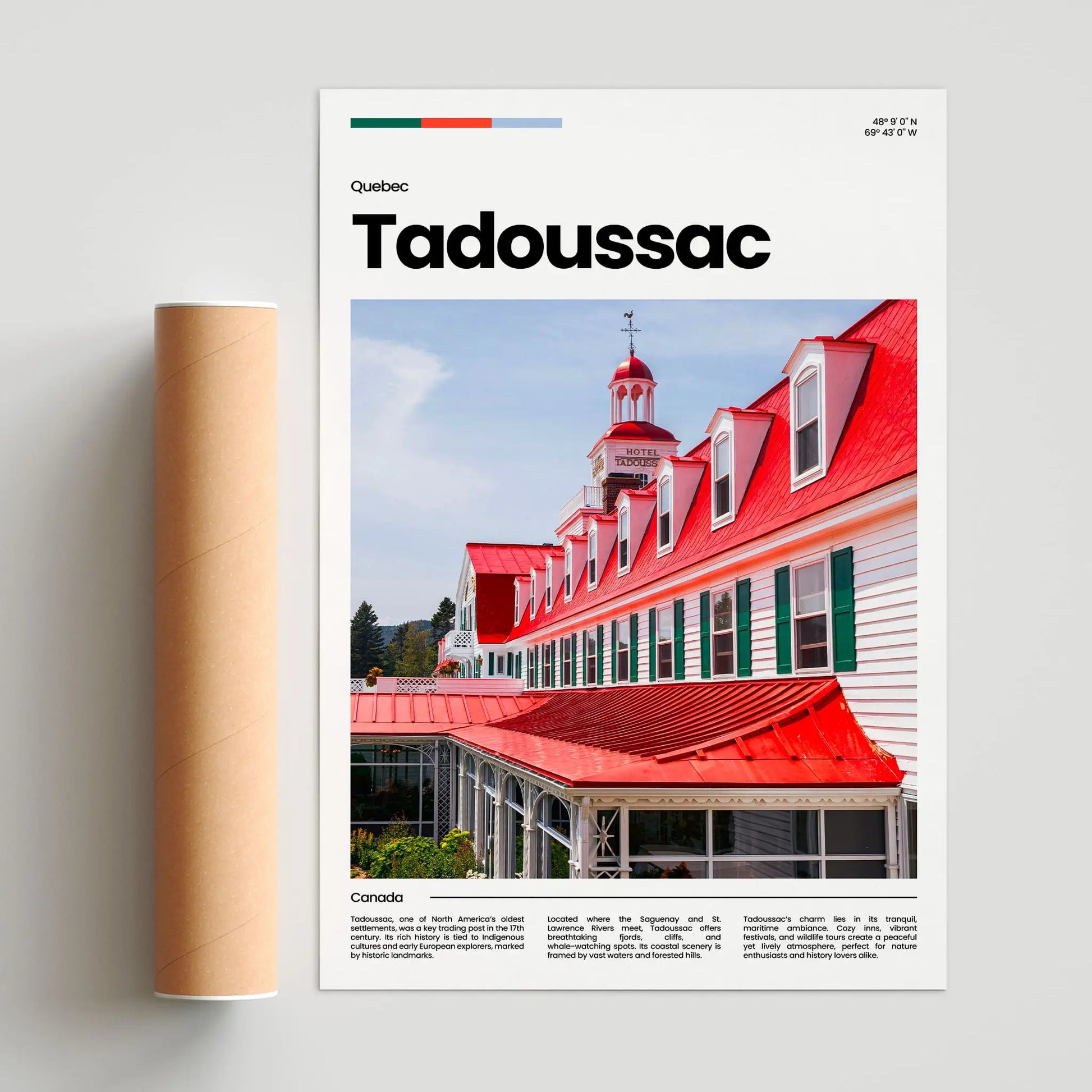 Tadoussac Poster – Vintage Wall Art Print