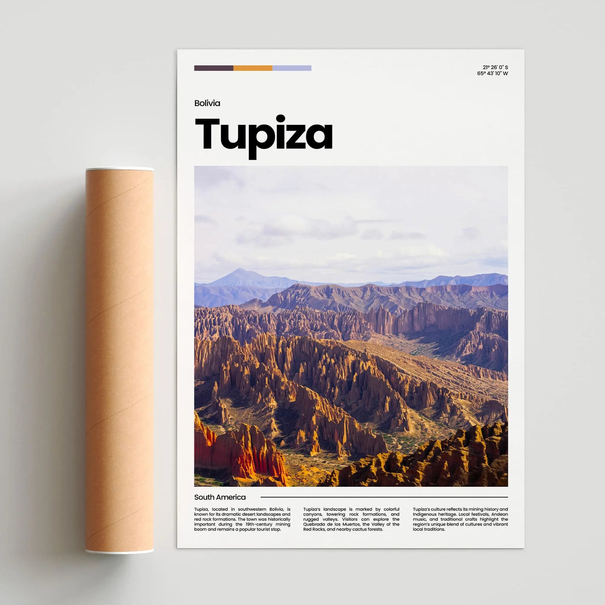 Tupiza Poster – Vintage Wall Art Print