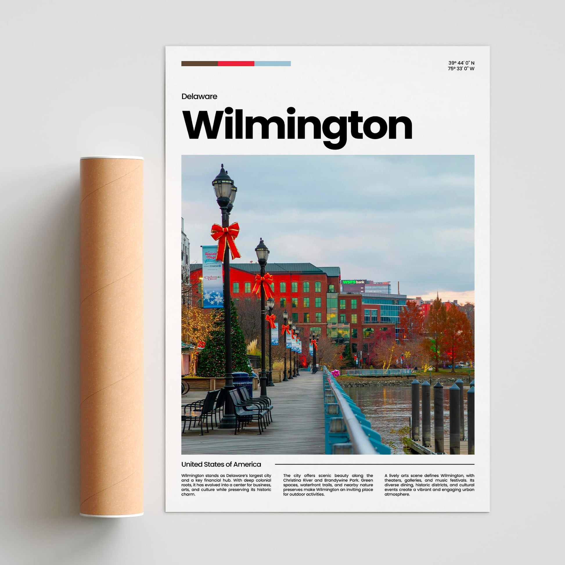 Wilmington Poster – Vintage Wall Art Print