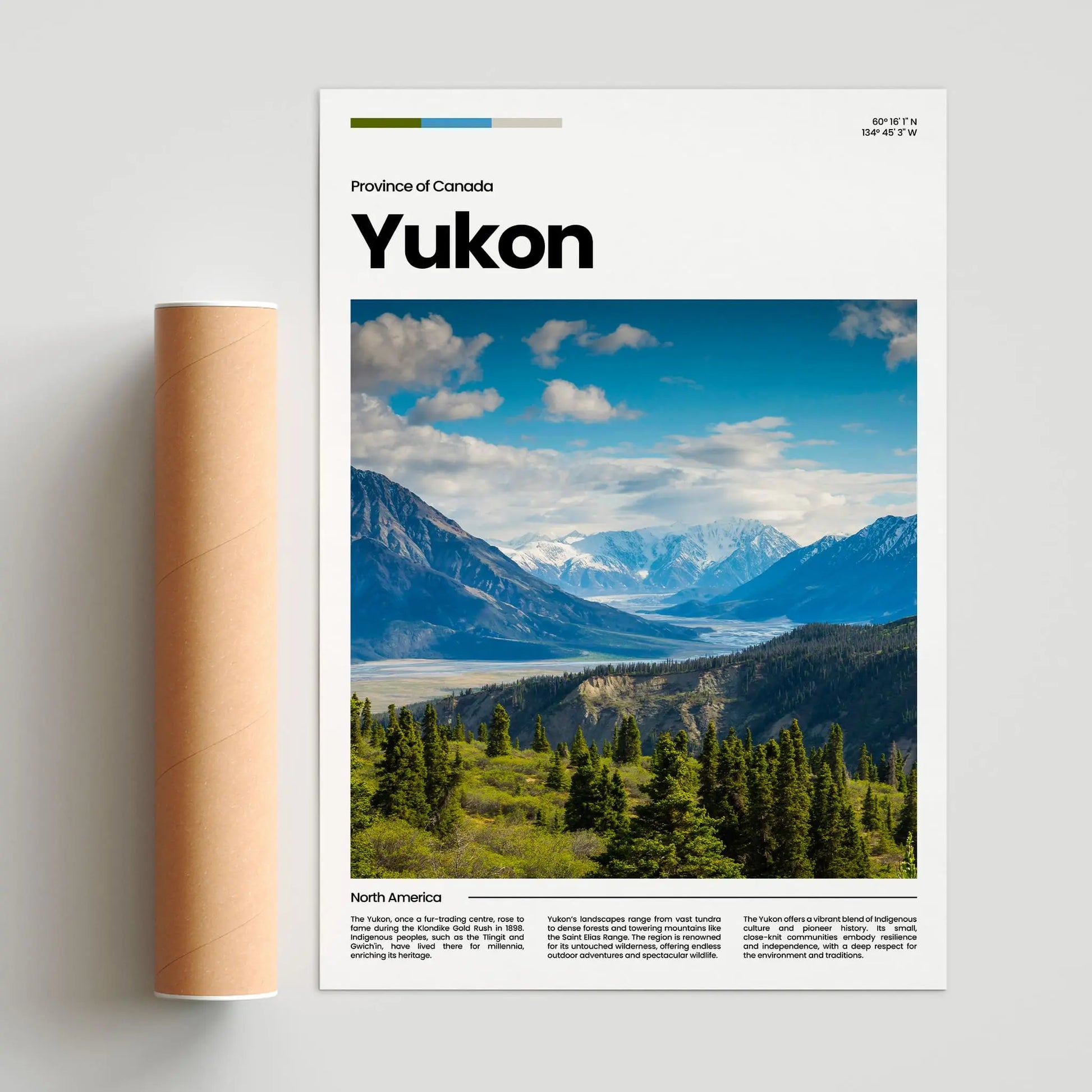 Yukon Poster – Vintage Wall Art Print